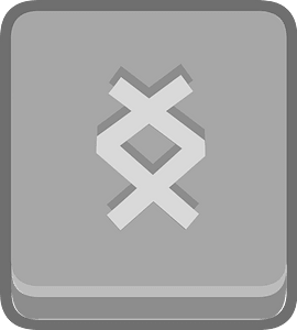 Grey square outlined runes