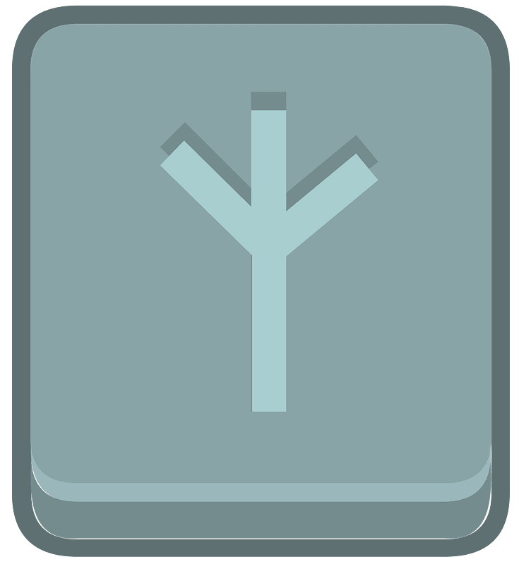 Blue square outlined runes