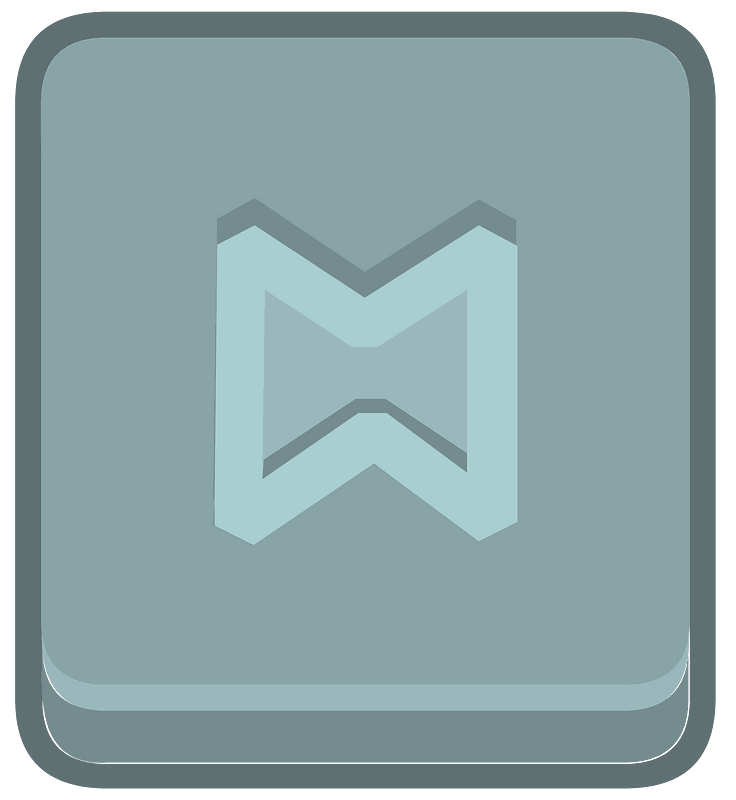 Blue square outlined runes