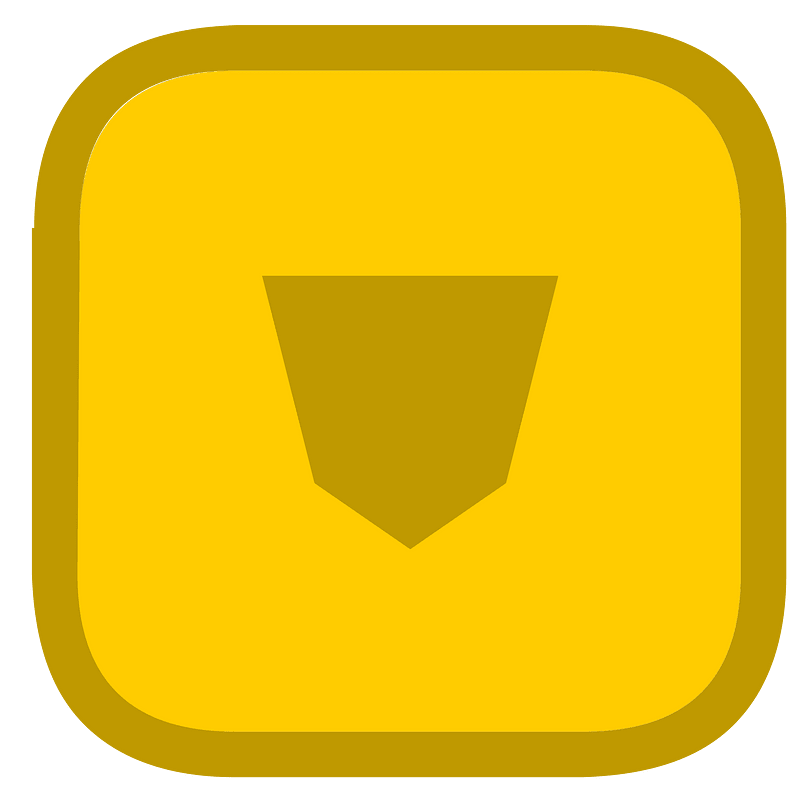 Rounded shield 02-03 yellow