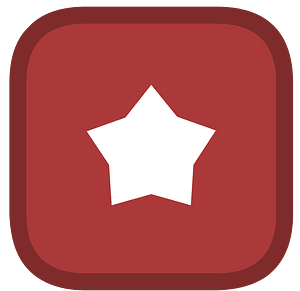 Rounded shield 04-03 red