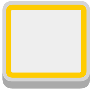 Yellow ui buttons 06-06 square frame