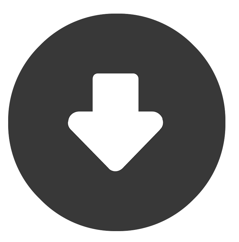 Round dark flat ui button 04-26 down