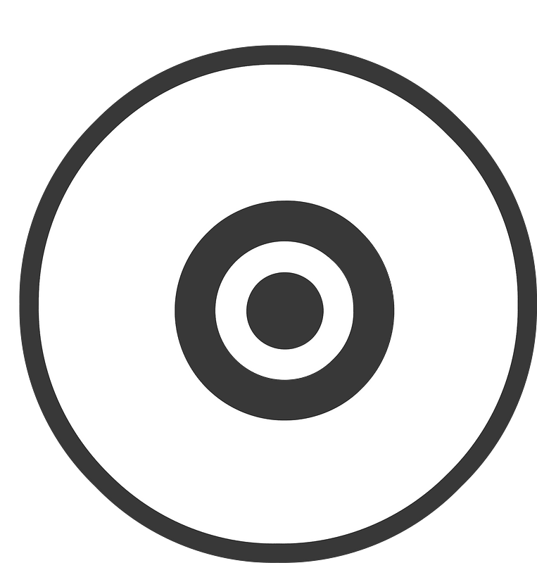 Round dark line ui button 05-32 target