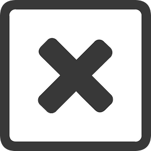 Square dark line ui button 05-30 cancel