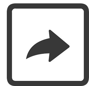 Square dark line ui button 05-23 forward