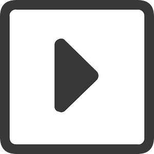 Square dark line ui button 05-07 play