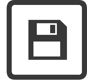 Square dark line ui button 05-29 save