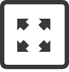 Square dark line ui button 05-25 widen