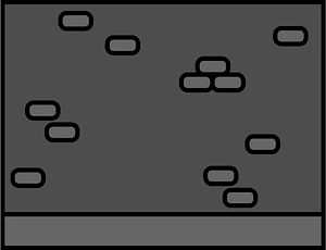 Darkest grey brick wall
