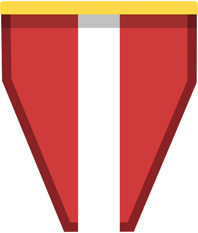 Red narrow ribbon
