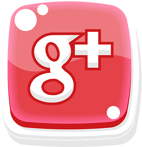 Rounded red google button