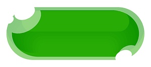 Flat green blank button