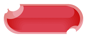 Flat red blank button