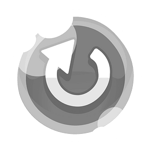 Round grey redo button