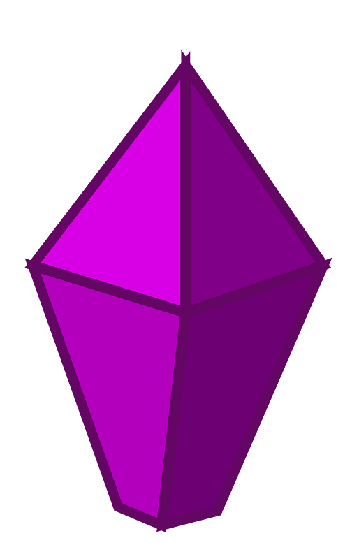 Purple big crystal