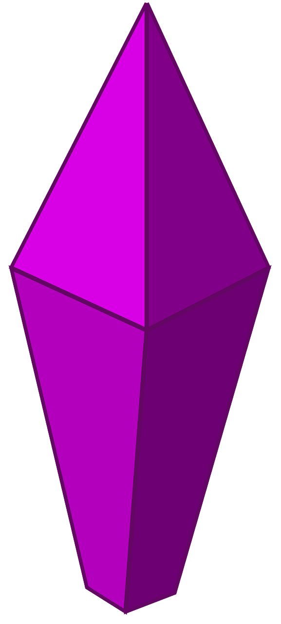 Purple medium crystal