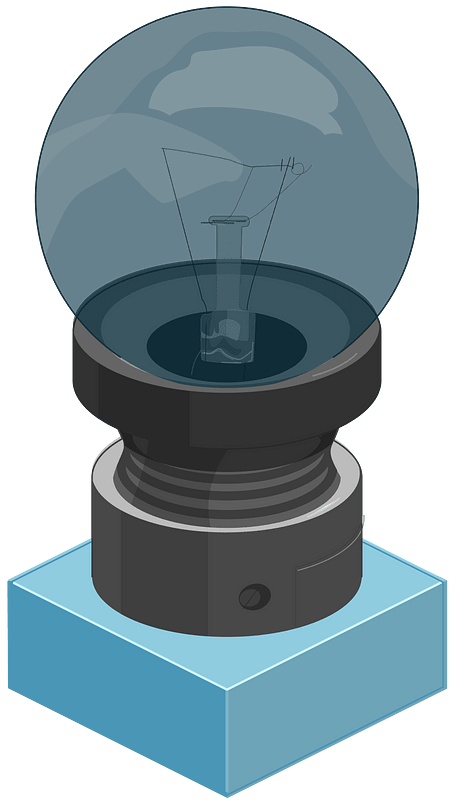 Blue tile ball