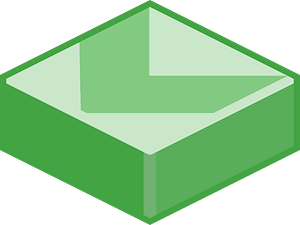 Green tile arrow down left