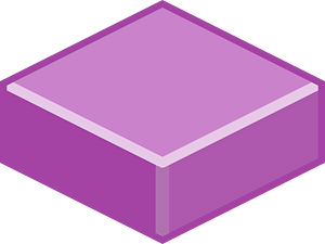 Purple blank tile