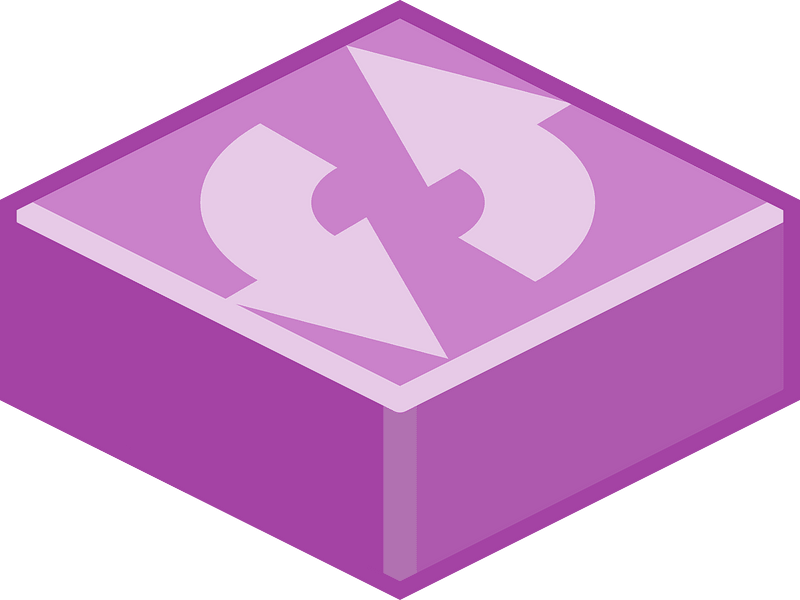 Purple refresh tile counter clockwise