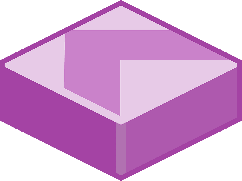 Purple tile arrow up right