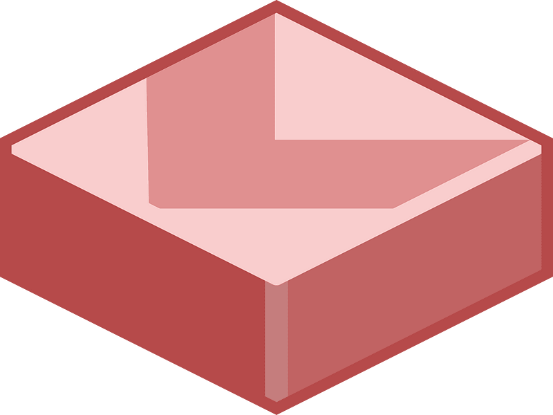 Red tile arrow down left
