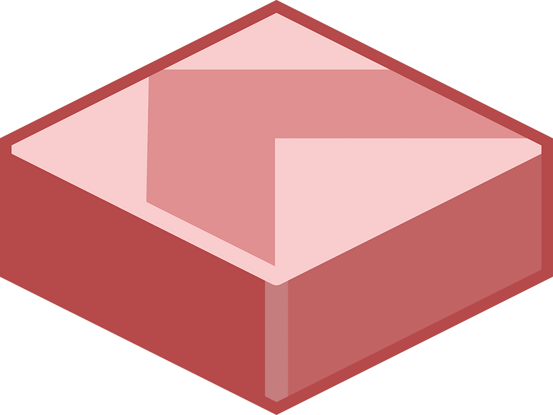Red tile arrow up left