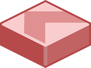 Red tile arrow up left