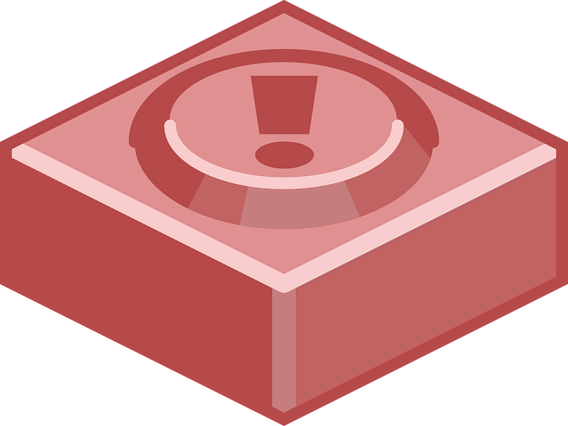 Red tile exclamation mark