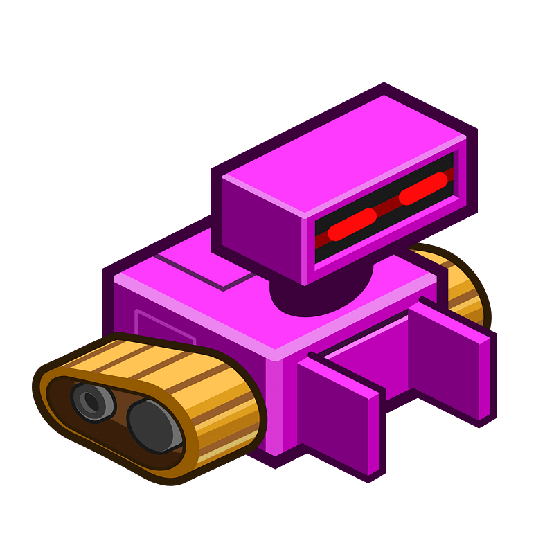 Purple robot - Free vector icons on creazilla.com