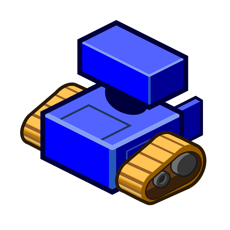 Blue robot