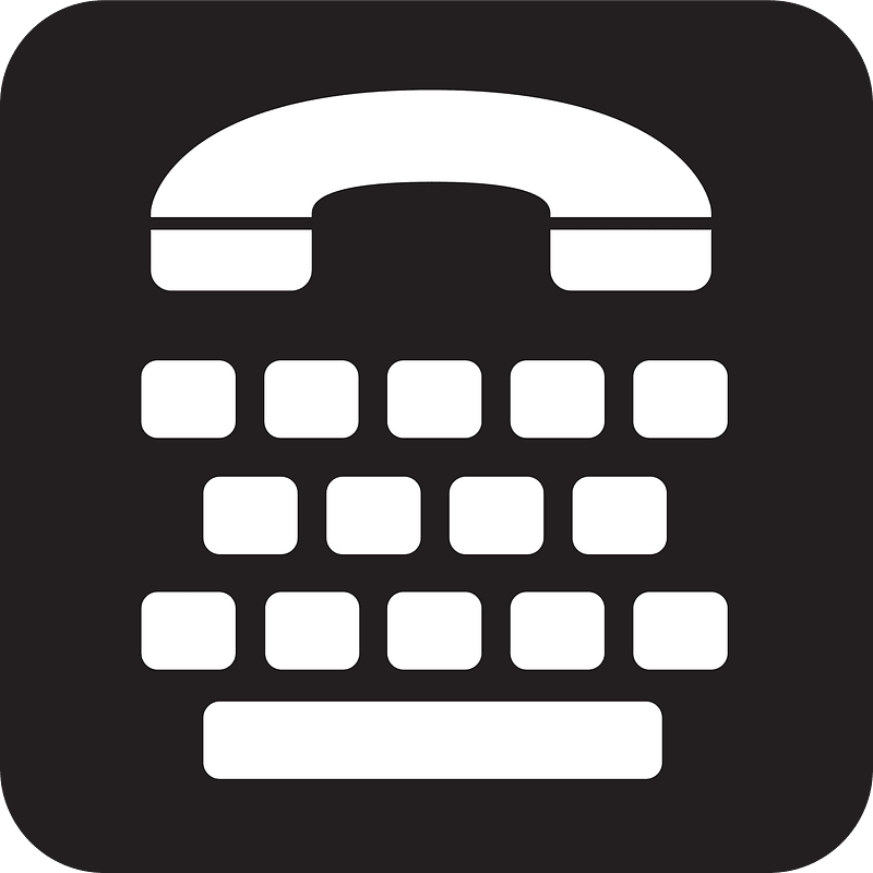 Pictograms-nps-accessibility-telephone typewriter-tty-service