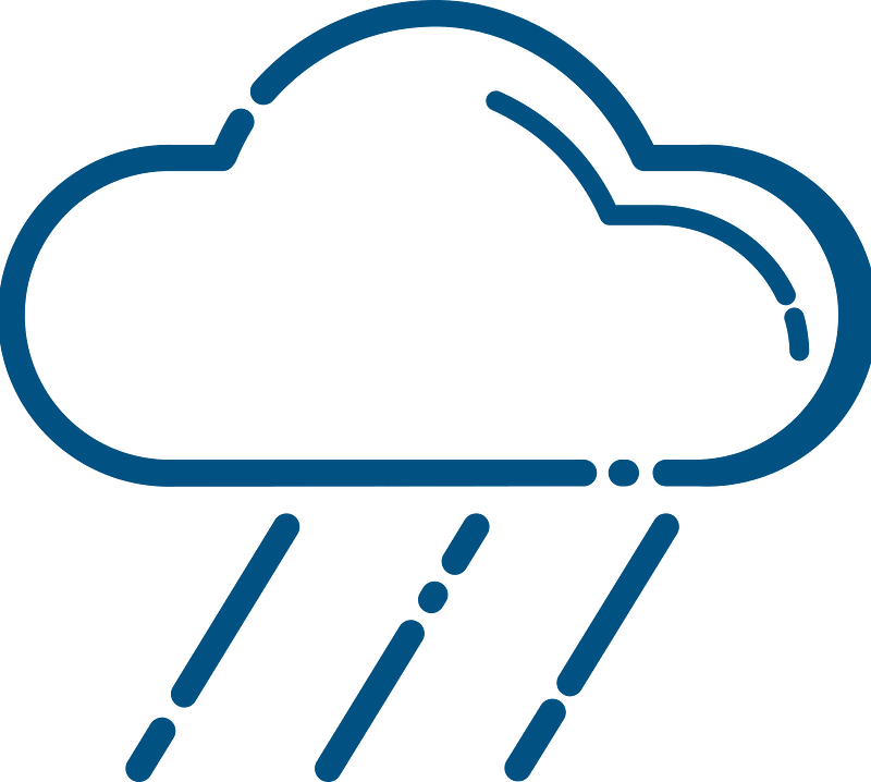 Rain clouds blue