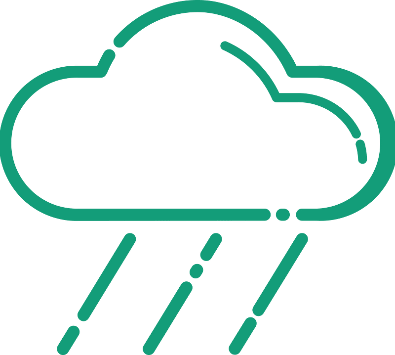 Rain clouds green