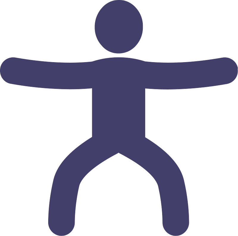 Hands to the side squart exercises