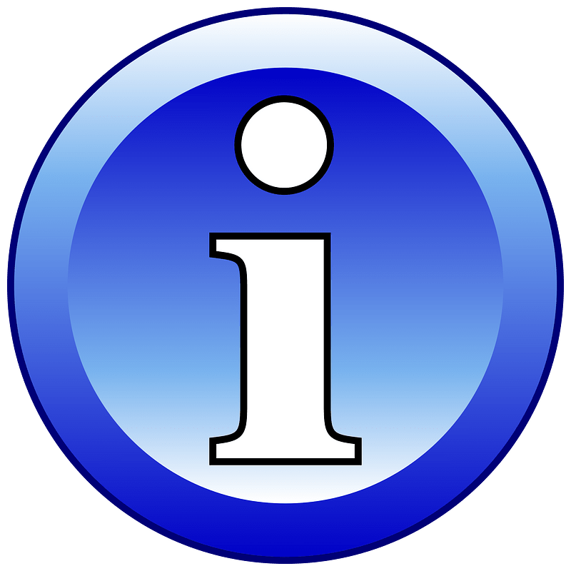 Bleu circle info