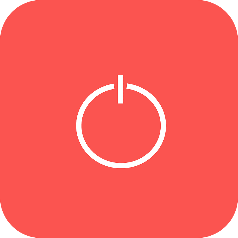 On off minimalist colorful