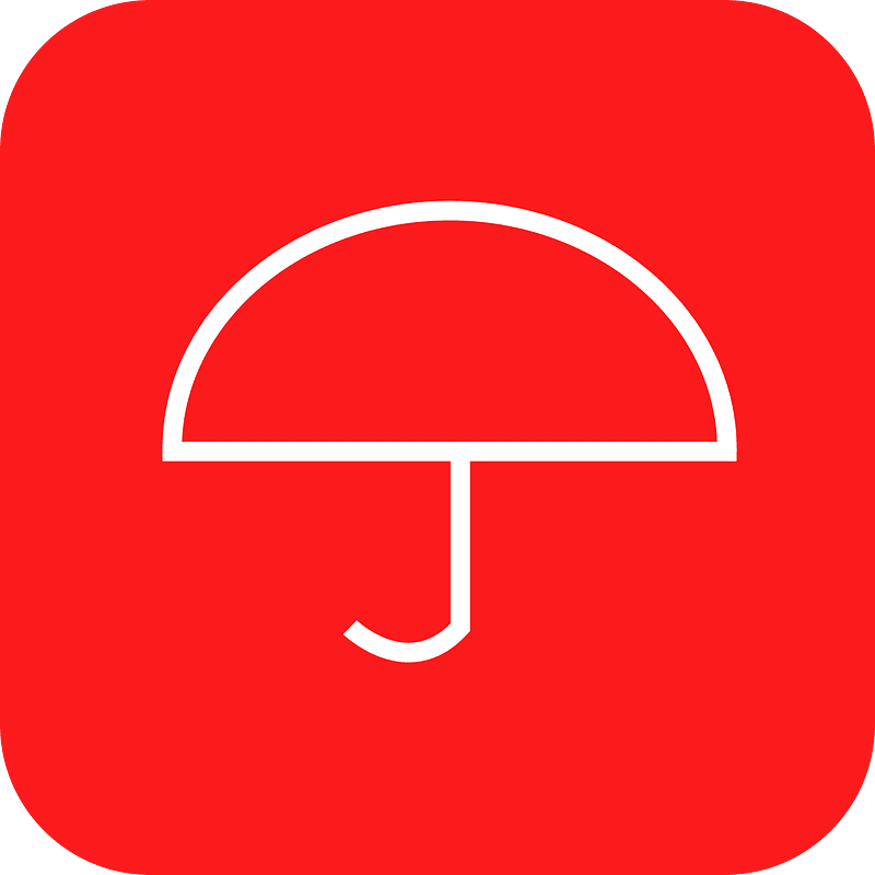 Umbrella minimalist colorful