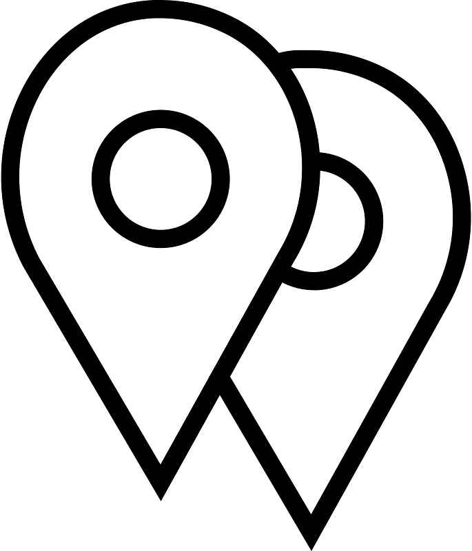 Geotag map outline simple