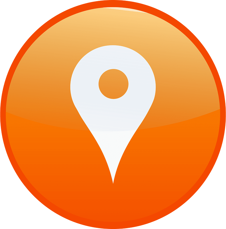 Geotag map orange