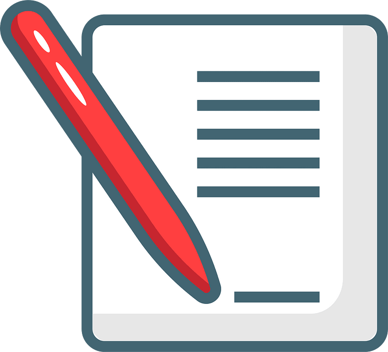 Writing text note