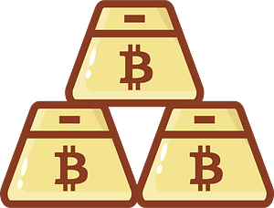 Bitcoin gold bars