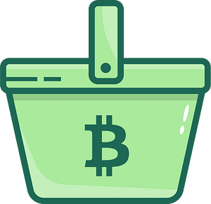 Bitcoin shopping basket