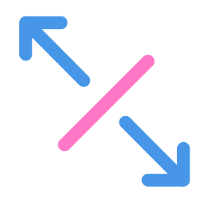Outside line diagonal
