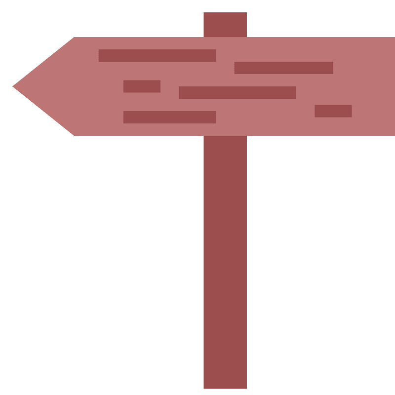 Wood arrow left