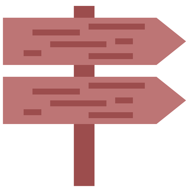 Wood sign right