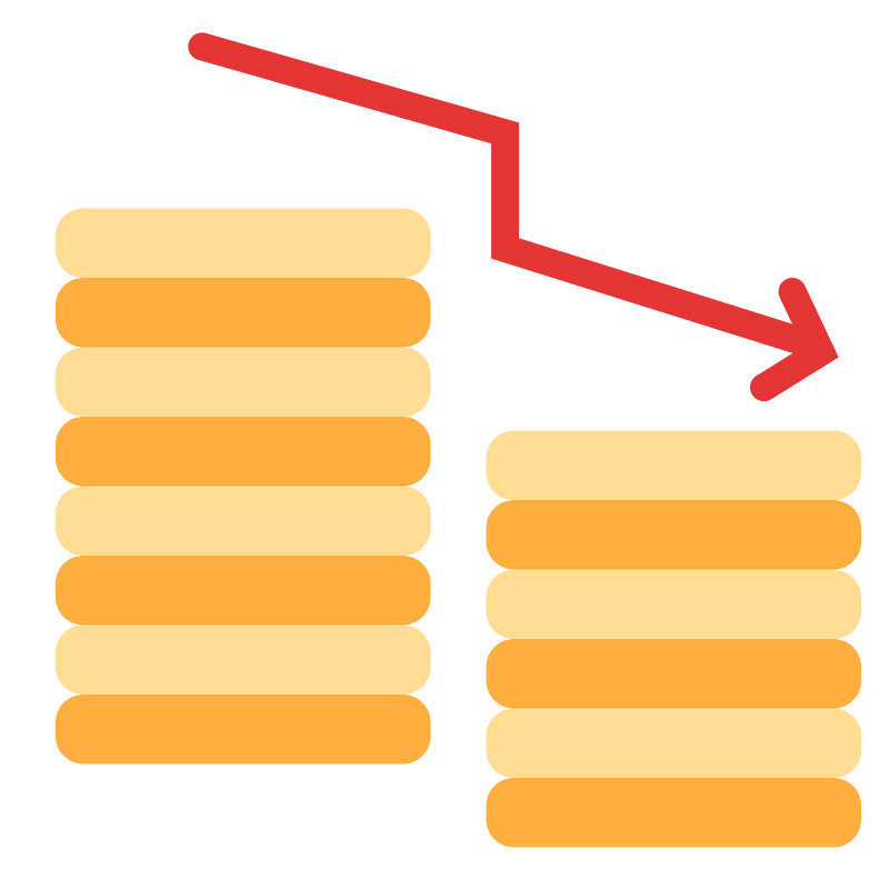 Coin decrease