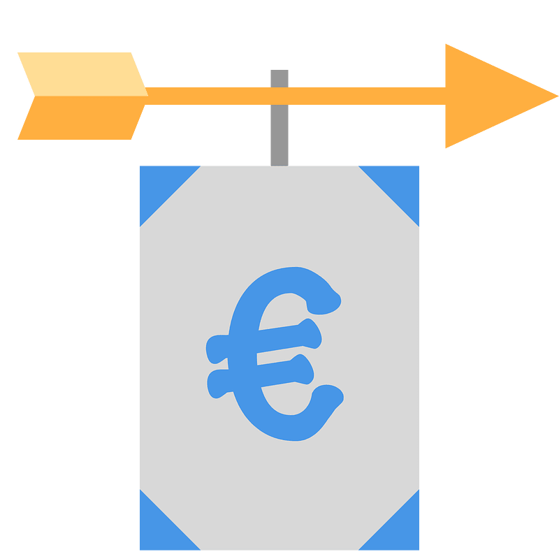Euro arrow