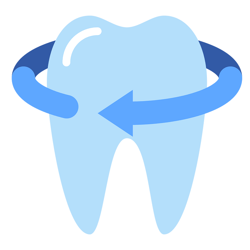 Tooth rotate